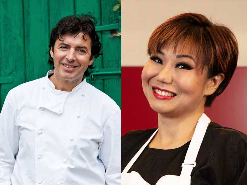 Pookie and Jean Christophe Novelli